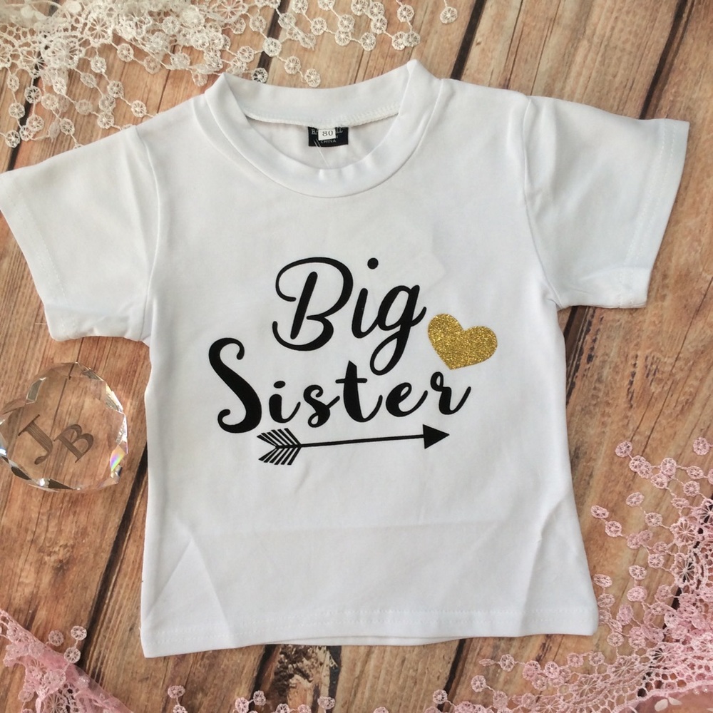 Girls BIG SISTER Tshirt